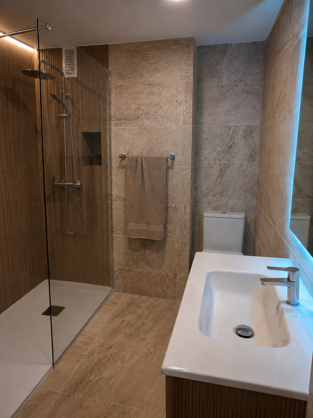 Detalles del baño reformado