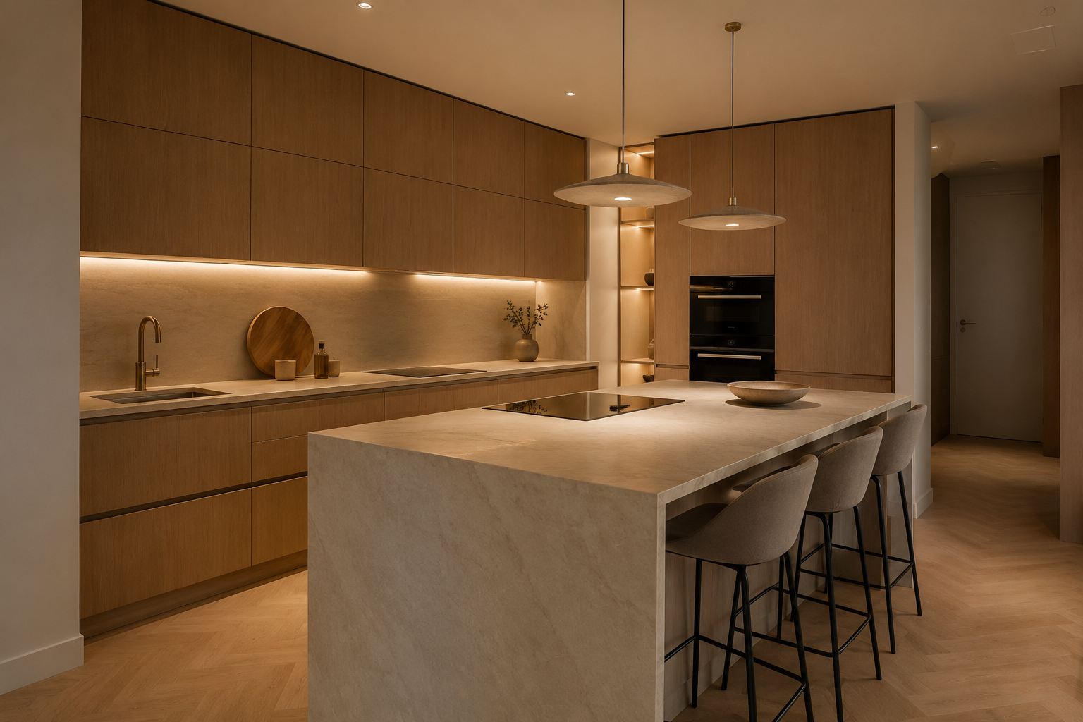 Diseño de cocina contemporánea en Madrid